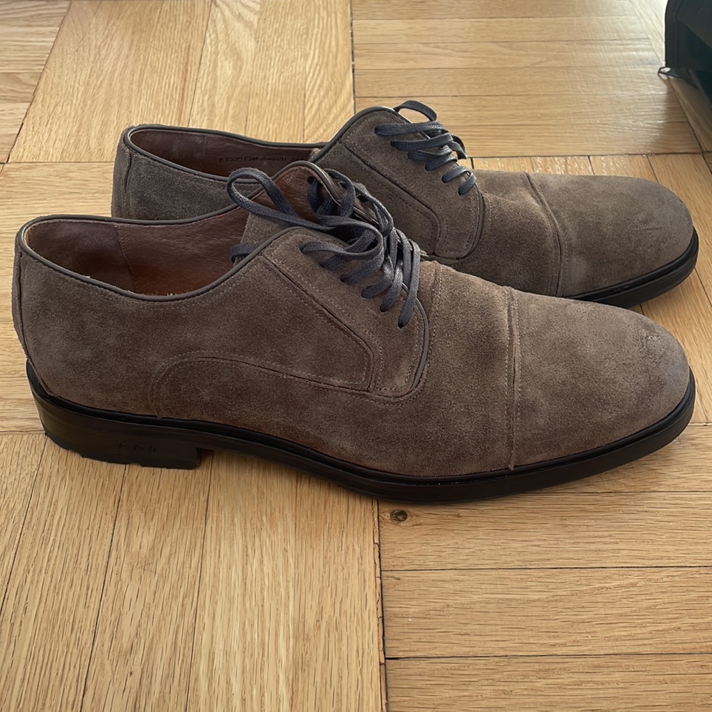 Brand New Never Worn John Varvatos Suede Shoes